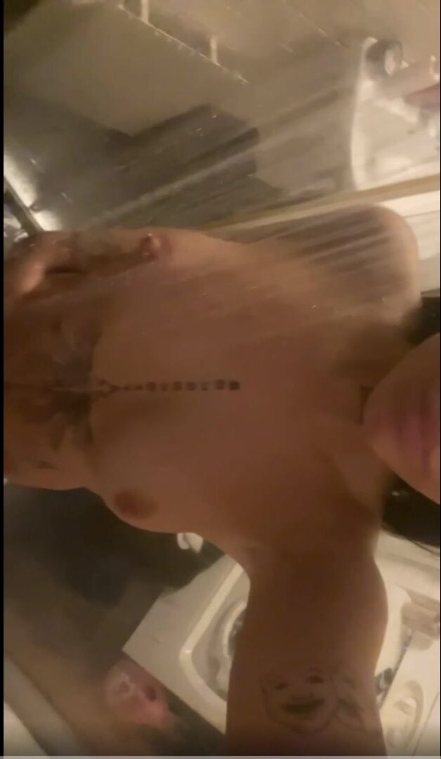 Swedish Gabby Showers Her Sexy Body  Fully Naked