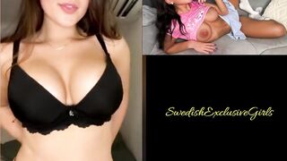 Swedish Babe Signe Svensson Taking Off Her Underwear