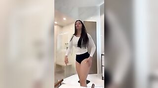 Kawaii Sofey - Stripteasing in Booty Shorts