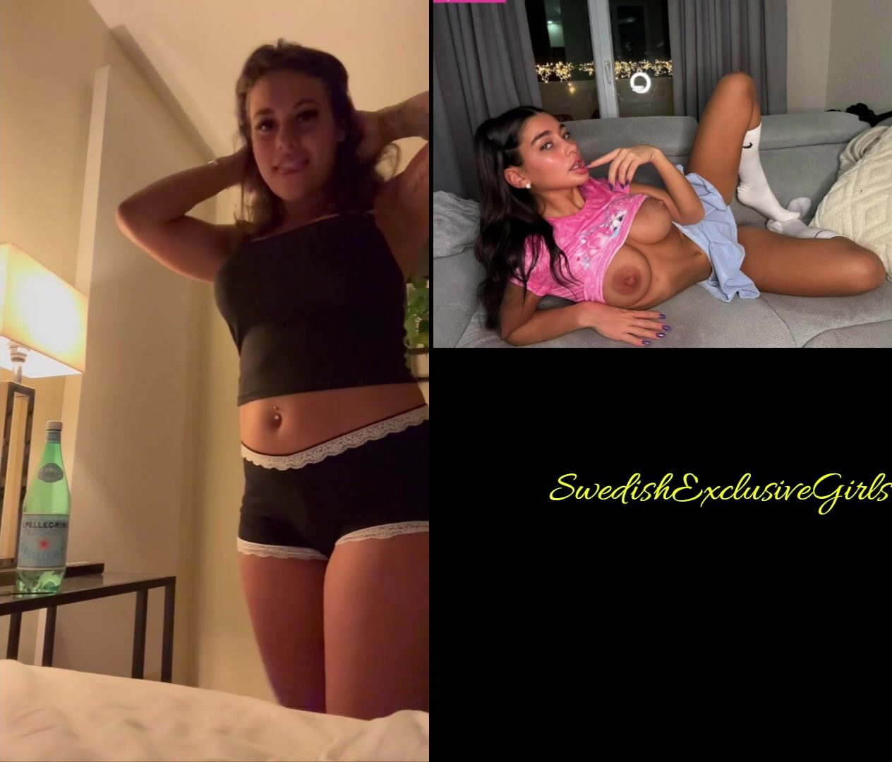 Swedish Babe DifTjejen Stripping Until Naked