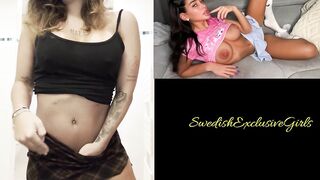 Swedish Babe DifTjejen Sexy Striptease