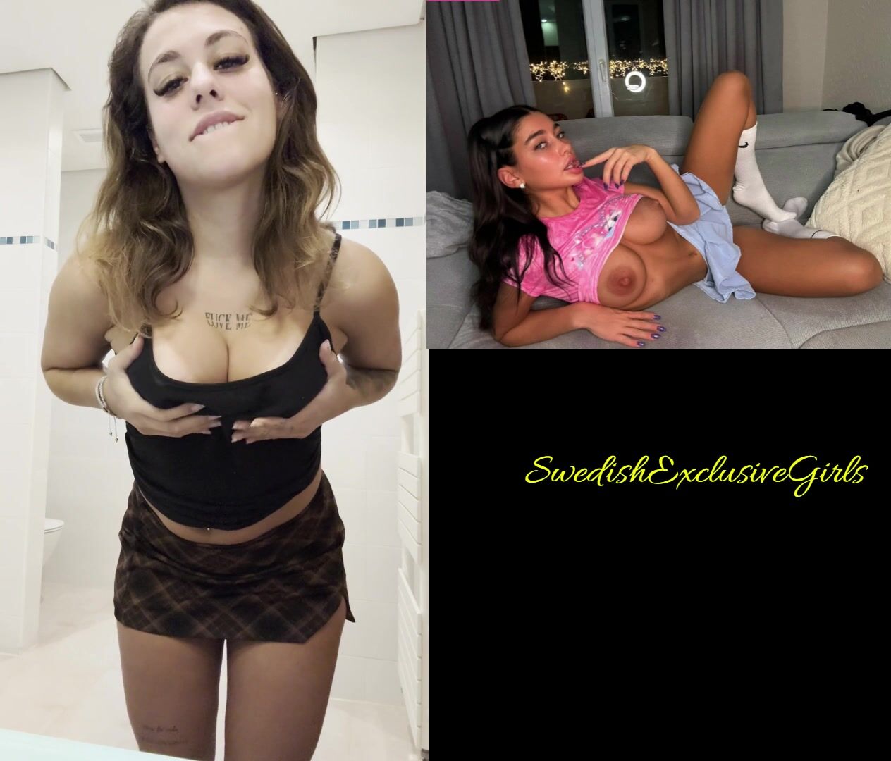 Swedish Babe DifTjejen Sexy Striptease