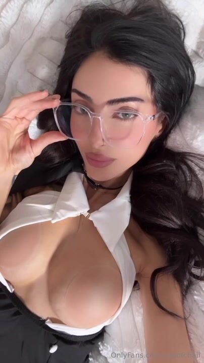 Rose Zara - Busty Brunette Playing With Big Titties