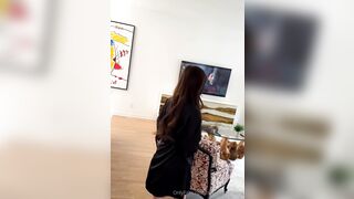 Noemie Dufresne Strips Down And Gives Quick Blowjob