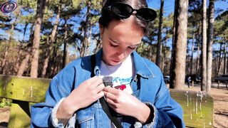 Cheekymz - Risky Outdoor Masturbation With Big Squirts