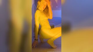 Norwegian Emma Bjonnes plays with anal