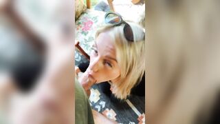 Rosa Josefin blowjob and cum in mouth