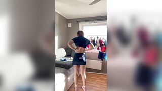 Young OF Babe Tina Marie tries on her Newest Outfits