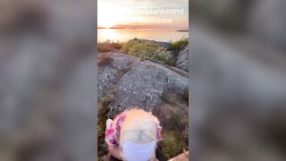 Swedish Girl Fucked Outdoors in Sundress