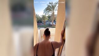 Swedish Girl Fucked on Balcony