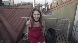 Gina Snow -  Public Anal and Squirting, in the Middle of Prague