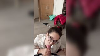 MissKultanen Blowjob In Kitchen