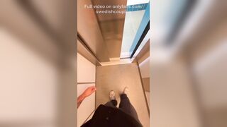 Cheating Neighbor Fucked in Elevator