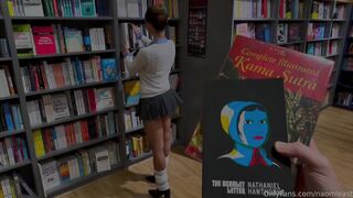 Naomi East - Slutty Librarian Gets Fucked And Cummed