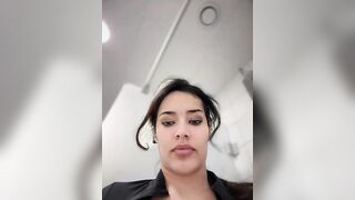 Swedish Camgirl MissBellNoire Full LiveStream Part 14 Locker Room Pussy Masturbation