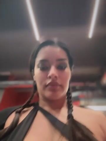 Swedish Camgirl MissBellNoire Full LiveStream Part 21 Gym Workout