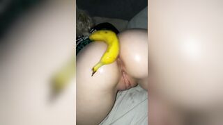 Swedish Wilma Bäckstrom Bannana In Pussy Masturbation