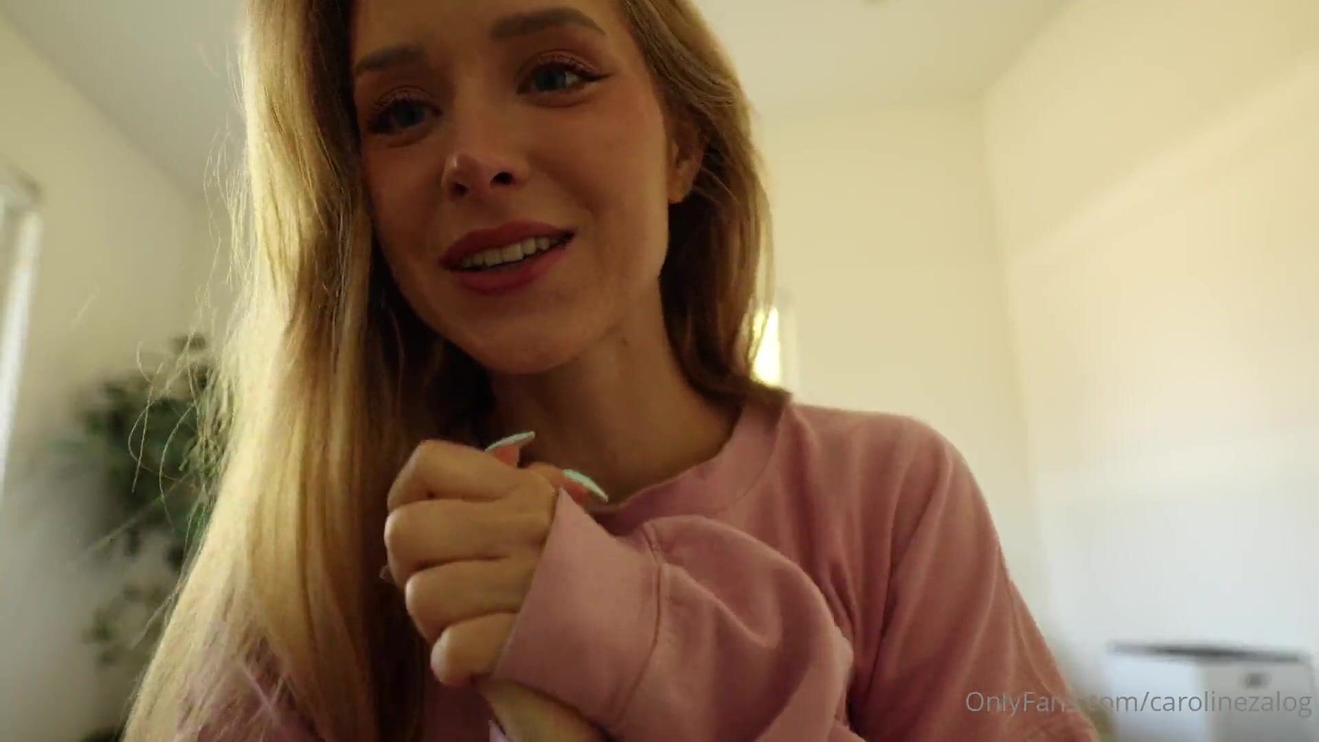 Caroline Zalog - Clothing Haul in Close Up View