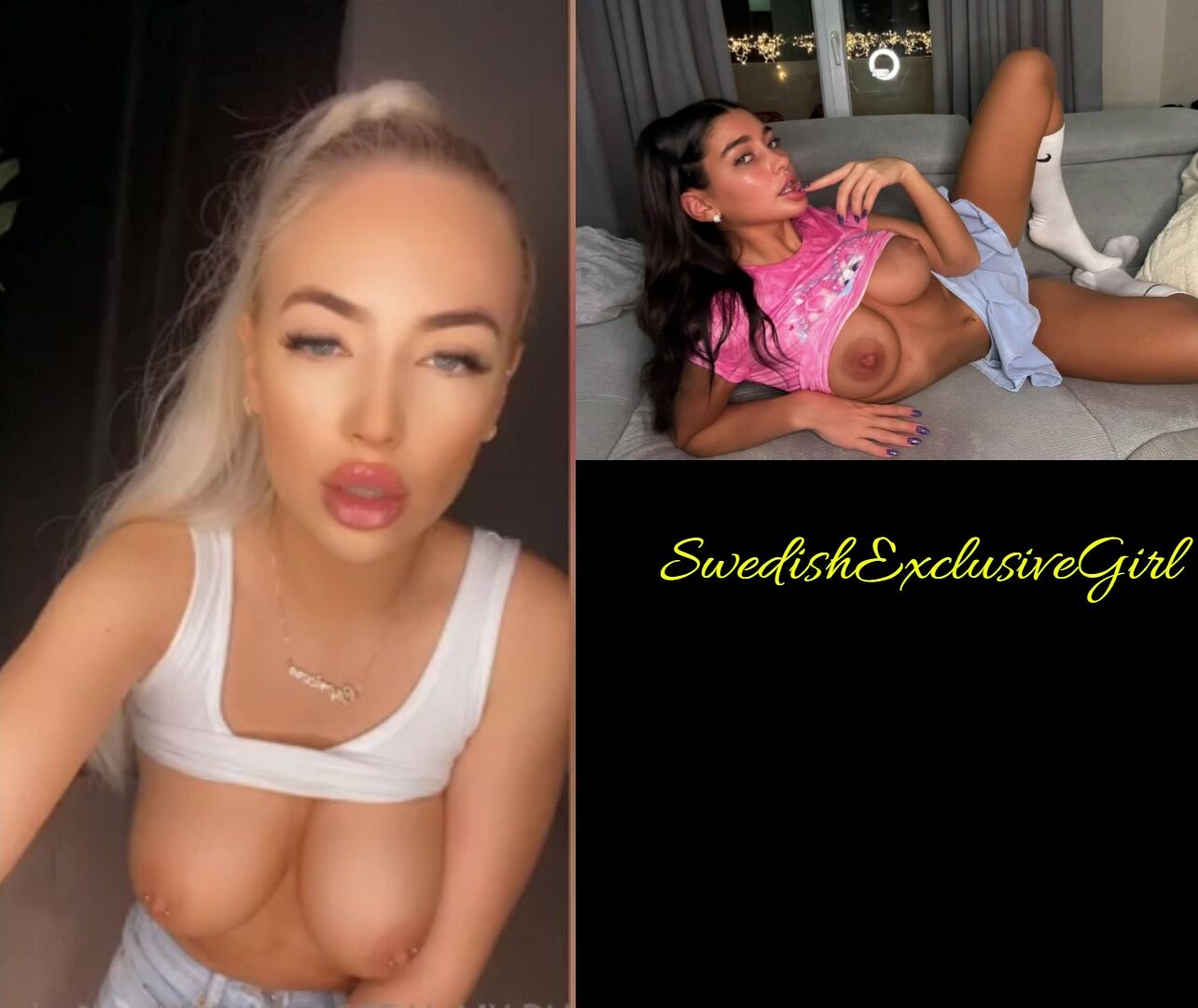 Norwegian Babe Johanne Nordeng Oiling Up Her Big Tits