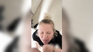 Swedish AlliSweet Hot Facial Cumshot