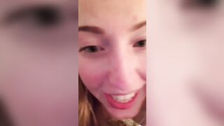 Norwegian girl shows off her 3 holes