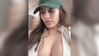 Swedish Camgirl MissBellNoire Part 30 Pussy Play Inside Panties At The Gym Lockerroom