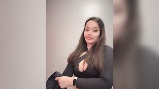 Swedish Camgirl MissBellNoire Part 41 Rubbing Her Tight Horny Wet Pussy & Big Tits