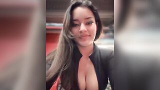 Swedish Camgirl MissBellNoire Part 43 Gym Workout With Big Tits Hanging Out
