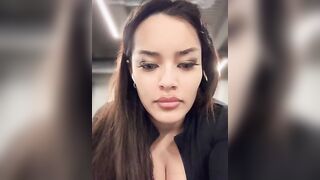 Swedish Camgirl MissBellNoire Part 43 Gym Workout With Big Tits Hanging Out