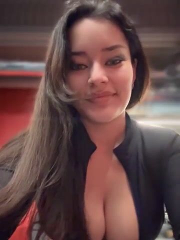 Swedish Camgirl MissBellNoire Part 43 Gym Workout With Big Tits Hanging Out