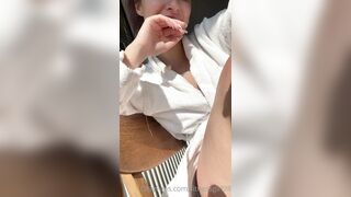 Danish Fitnessgirl98 Pussy Tease Outdoor