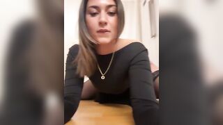 Swedish Camgirl LebanseTeen Part 7 Blowjob On Dragon Dildo & Masturbates Her  Pussy