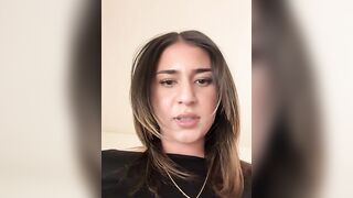 Swedish Camgirl LebanseTeen Part 7 Blowjob On Dragon Dildo & Masturbates Her  Pussy