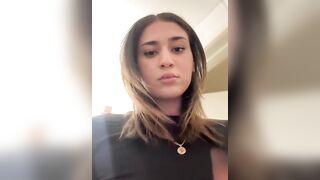 Swedish Camgirl LebanseTeen Part 7 Blowjob On Dragon Dildo & Masturbates Her  Pussy