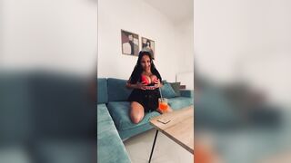 Swedish Ebony HaileyDiana Plays With Her Big Tits