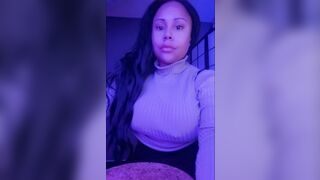 Swedish Ebony HaileyDIana Flashing Her Big Tits