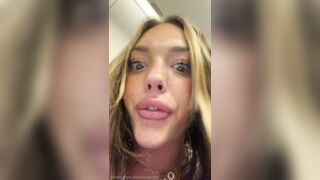 Alannasworldx - Risky Solo Masturbation in Airplane