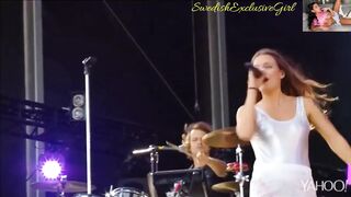 Swedish PopStar Tove Lo Flashing Her Tits Fast In Two Diffrent Live Concerts