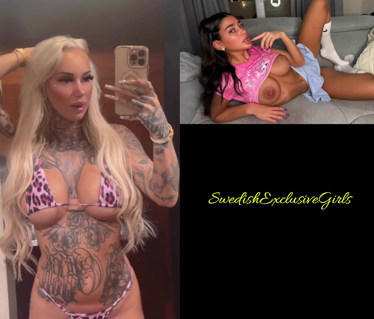 Swedish Tattooed Babe Paulina Alatalo Shows Her Hot Tight Body In Bikini