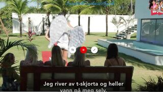 Norwegian Ex On The Beach Helene Naked In Shower