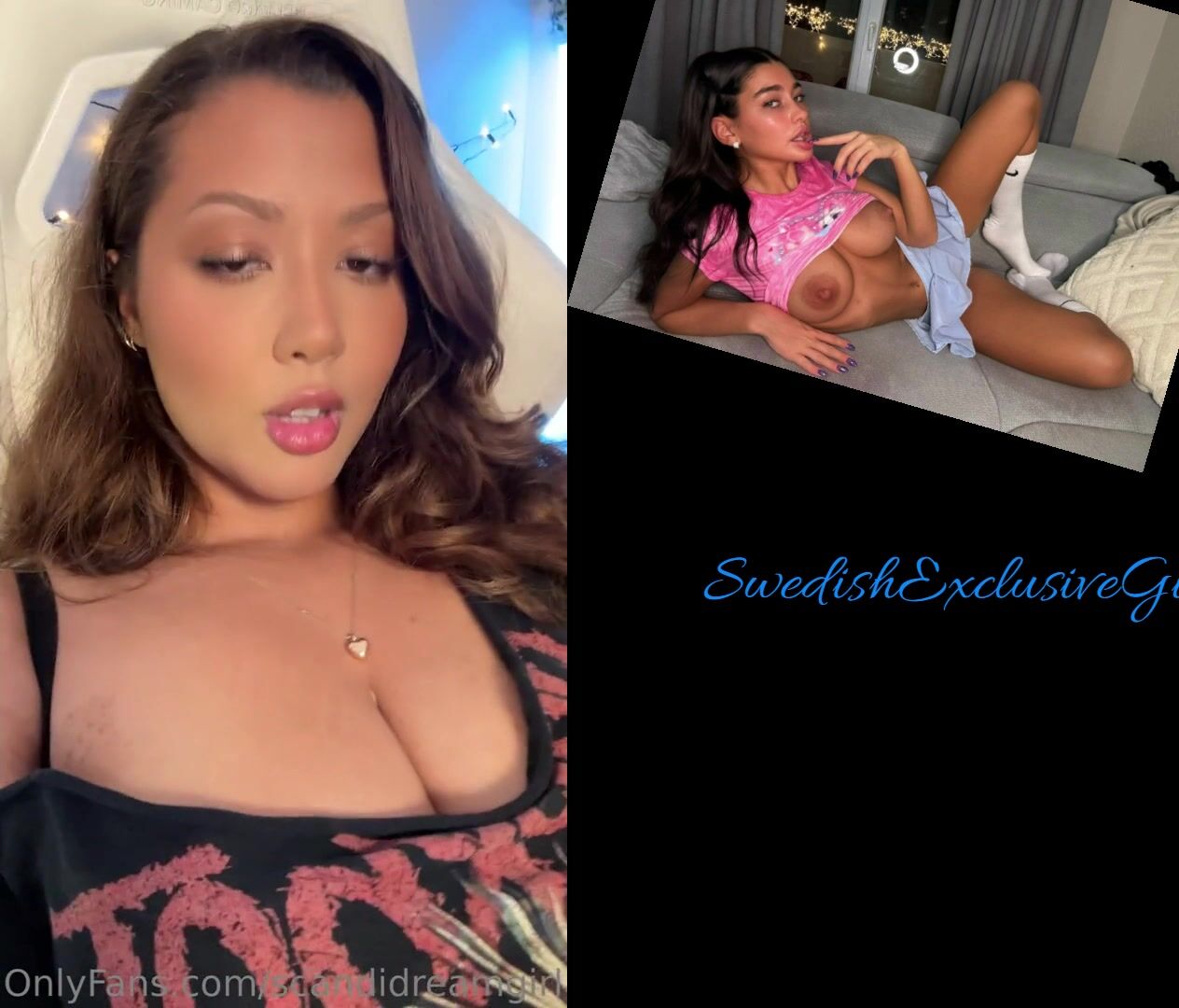 Swedish Babe ScandiDreamGirl Cara Fingers Her Tight Little Pussy