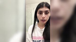 Mia Khalifa - Topless Book Reading Livestream