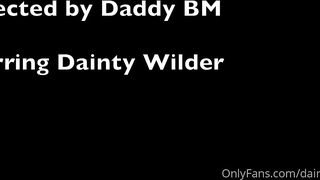 Dainty Wilder - Solo Anal Fucking With 2 Dildos