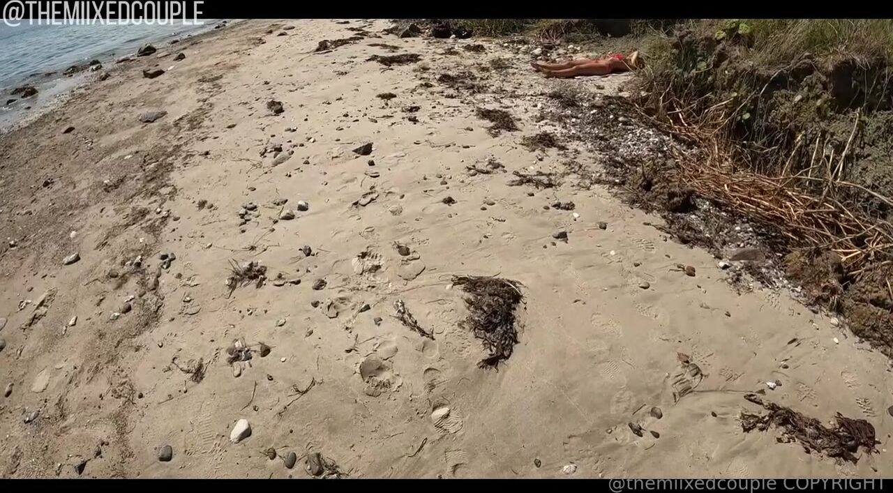 Danish Themiixedcouple Sex On The Beach
