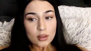Swedish Camgirl LebanseTeen Part 34 Mastursbates Her Tight Pussy & Sucks Dick