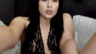 Swedish Camgirl LebanseTeen Part 35  Twisting Her Tight Horny Pussy
