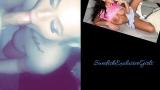 Swedish Tattooed Babe Blowjob Dick & Cum In Mouth