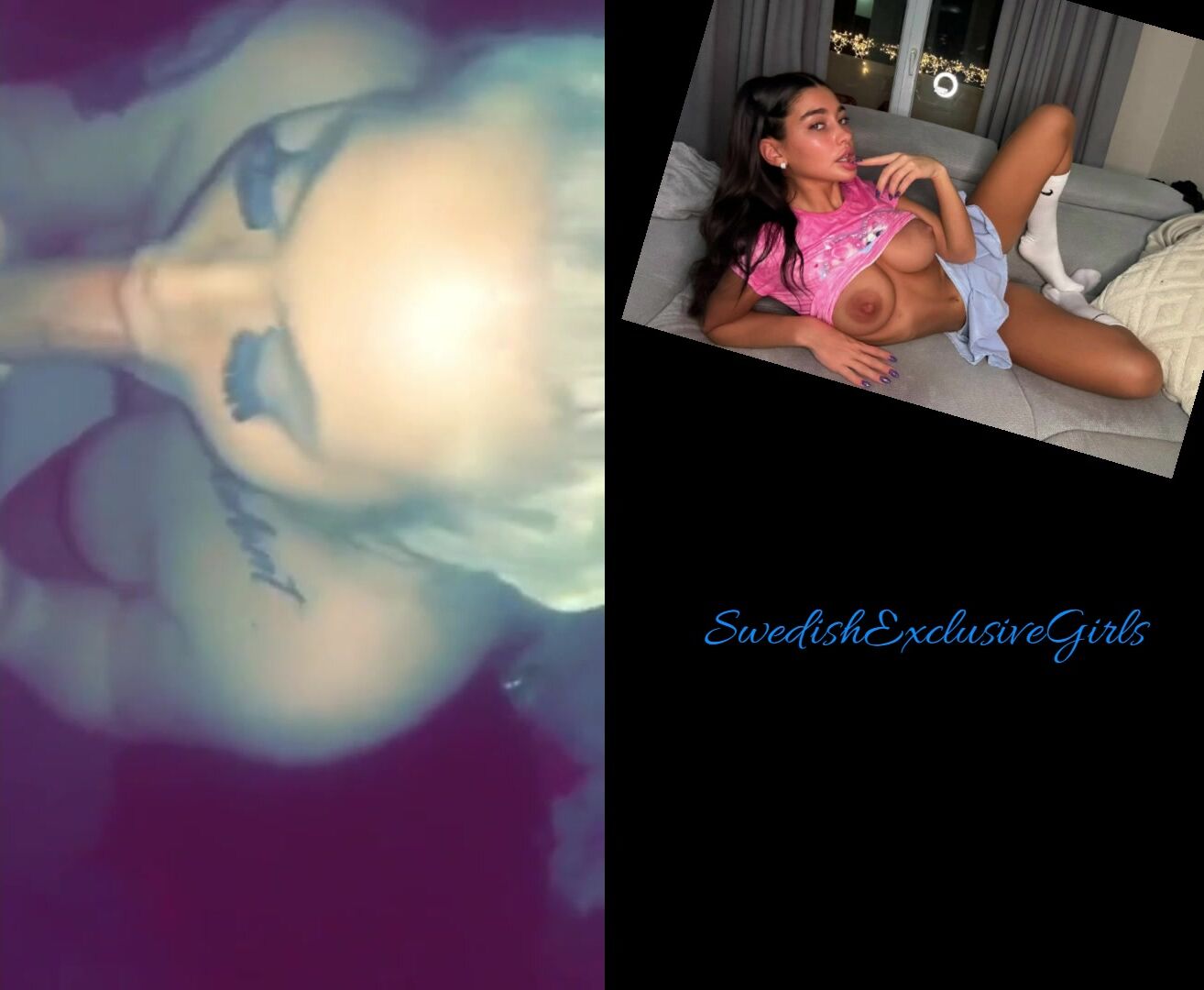 Swedish Tattooed Babe Blowjob Dick & Cum In Mouth