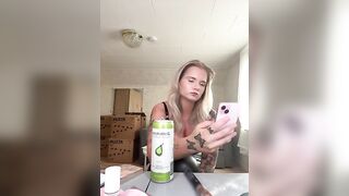 Swedish Blonde Camgirl Josefine Svensson Part 20 Flashing Her Amazing Sexy Big Tits