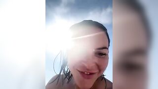 Norwegian Petie Babe MissNinaSparkles Part 3 Topless At The Beach
